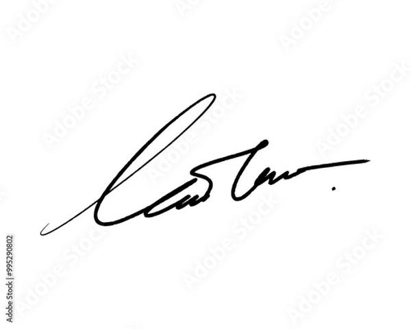 Fototapeta Abstract signature ideas starting with the first letter L. Vector with transparent background or alpha channel.