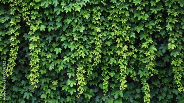 Fototapeta Training vines to create living walls or green screens, enhancing spaces with natural beauty and shade