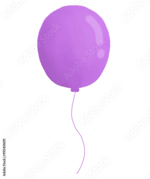 Fototapeta Purple balloon