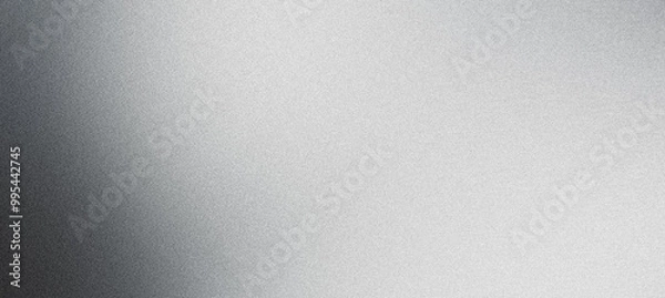 Obraz Elegant touch, silver metallic background with subtle gradient and textured finish, ideal for enhancing any project
