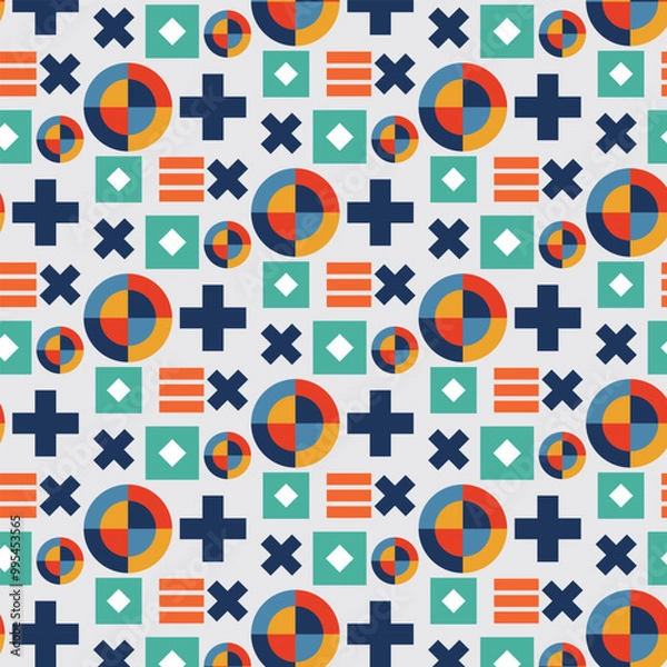 Obraz Seamless pattern design. Textile pattern