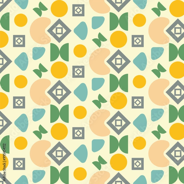 Obraz Seamless pattern design. Textile pattern