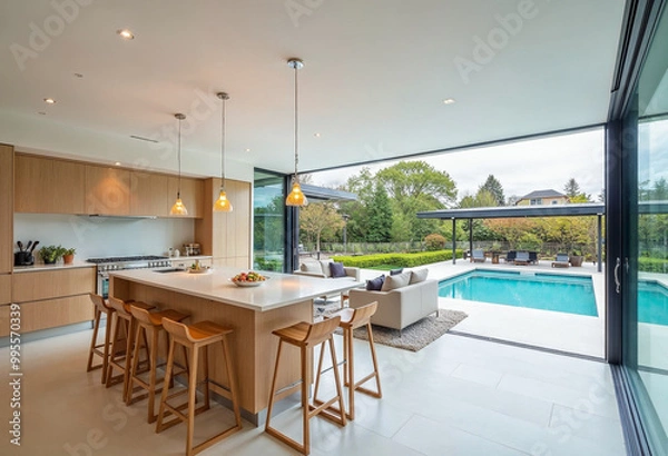 Fototapeta modern kitchen interior