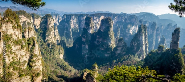Fototapeta Zhangjiajie natural scenery in China 