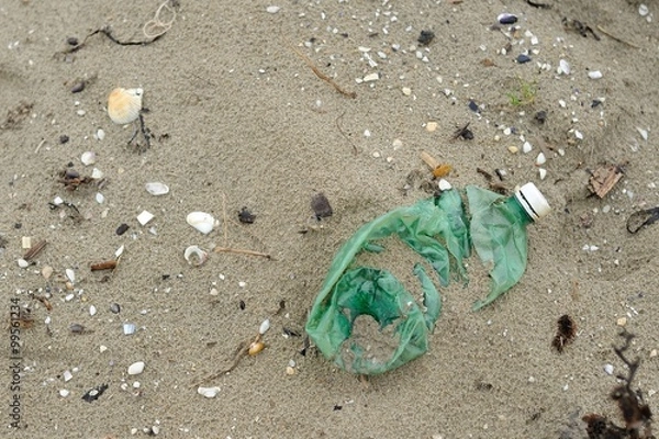 Obraz Plastic pollution sea