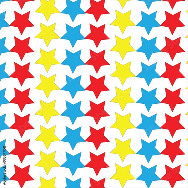 Fototapeta seamless pattern with stars