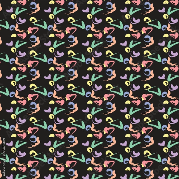 Fototapeta seamless floral pattern