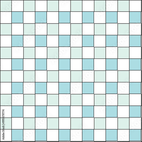Fototapeta geometric blue square pattern design 