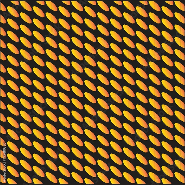 Fototapeta yellow and black capsule pattern design 