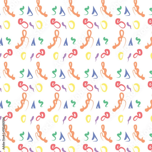 Fototapeta shameless mix color zigzag pattern design