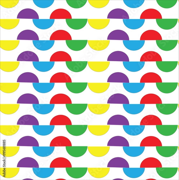 Fototapeta geometric rainbow pattern design