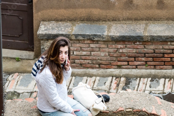 Obraz Girl is posing