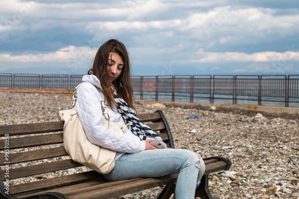 Obraz Girl is posing