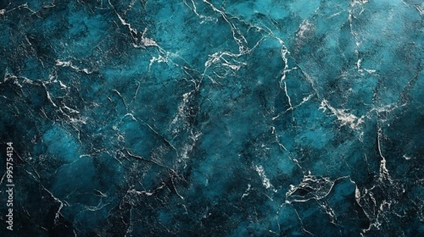 Obraz Teal Marble Texture Background