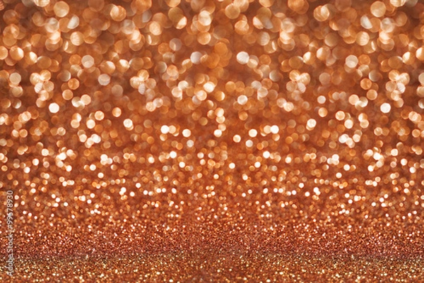 Obraz copper glitter texture abstract background