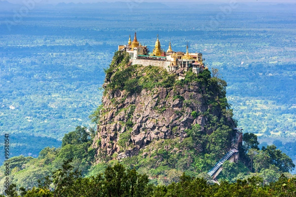 Obraz Mt. Popa, Mandalay Division, Myanmar.