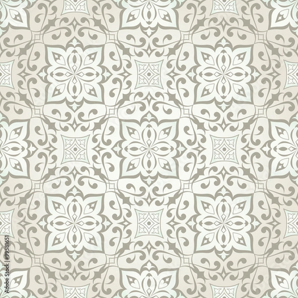 Fototapeta Vintage seamless  texture on a beige.