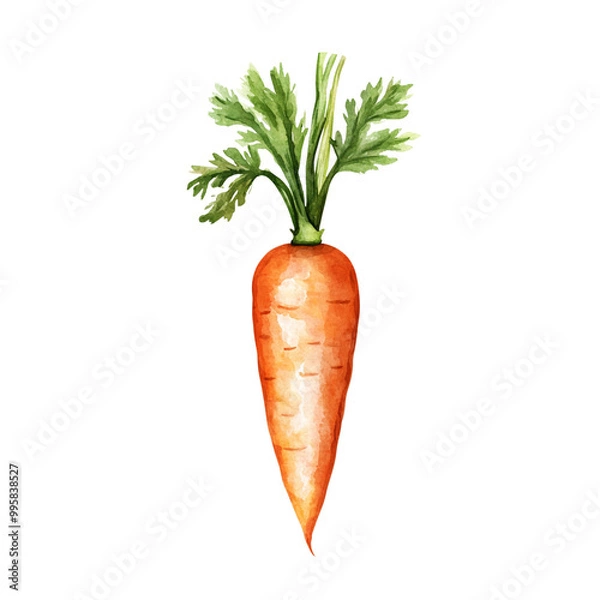Obraz carrot isolated on white