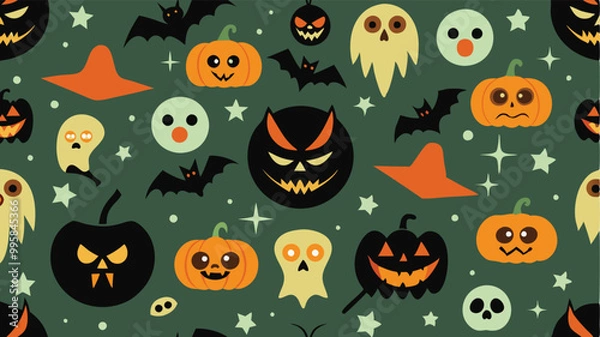 Fototapeta halloween seamless background