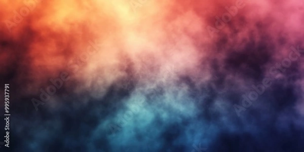 Fototapeta Colorful Abstract Blurred Background with Fog Effect