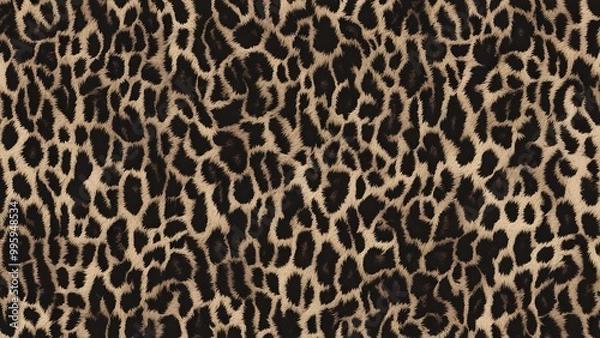 Fototapeta texture leopard print wild cat spots