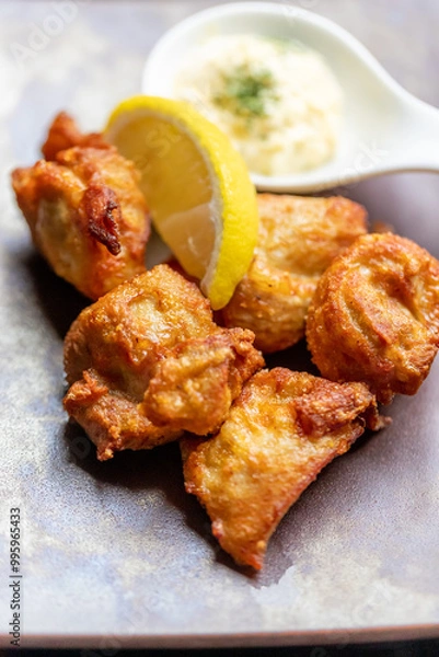 Obraz 鶏の唐揚げ（タルタルソース）