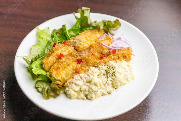 Fototapeta 白身魚のフライ