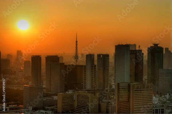 Fototapeta Sweltering Tokyo