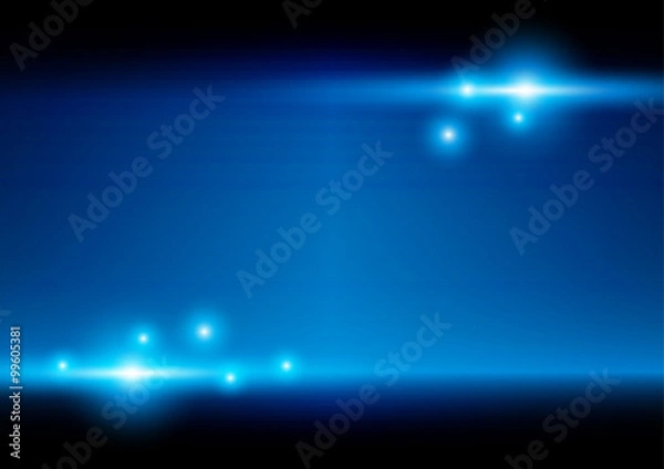 Fototapeta abstract blue with light background. illustration vector design
