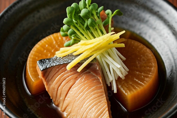 Fototapeta さわらのかぶと煮