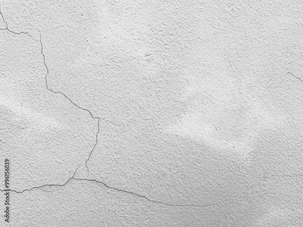 Obraz Abstract background of cracks and imperfections  concrete or cement wall, rough gray gradient texture and pattern. the aging process of building materials.