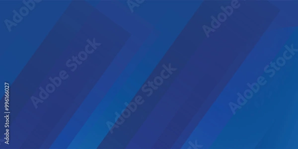 Fototapeta Abstract blue color background. Dynamic shapes composition. Vector