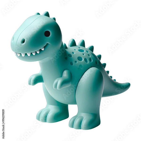 Obraz Dinosaur toy isolated on transparent background