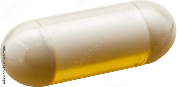 Obraz Clear yellow capsule pill