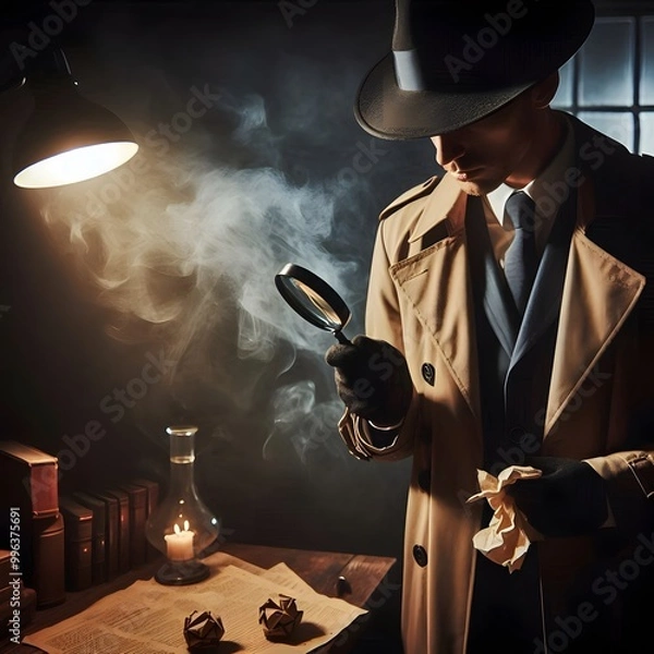 Obraz Detective illustration