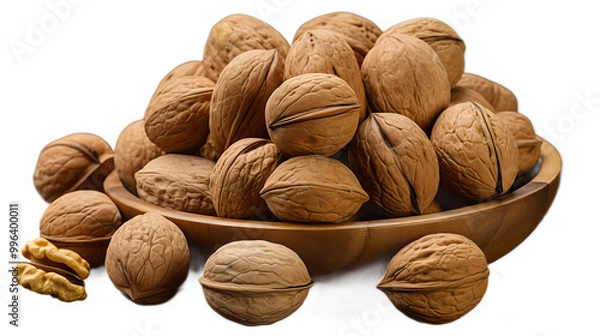 Fototapeta a bowl of walnuts


