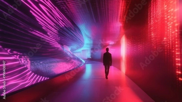 Obraz Neon Tunnel