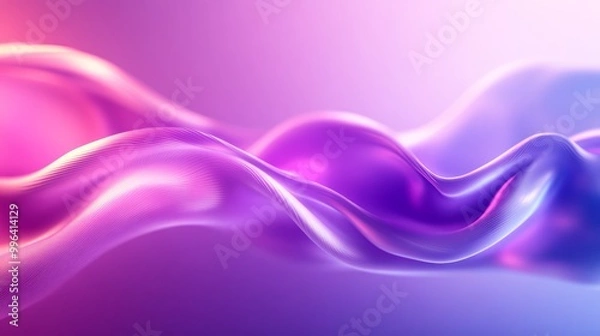 Fototapeta Colorful Abstract Wavy Background Art Design