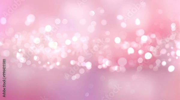 Obraz Blur bookeh silver lights or flashes on a pink color background