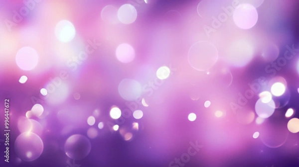 Fototapeta Blur bookeh colorful lights or flashes on a light purple color background