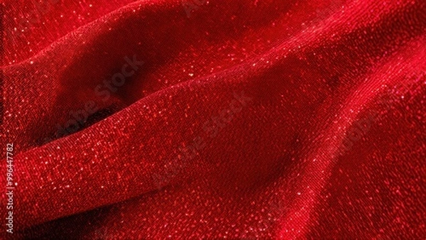 Fototapeta Background with red fabric texture.