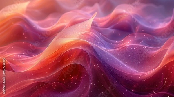 Fototapeta Color gradient background, abstract orange grain gradation texture, vector pink noise texture blur abstract background