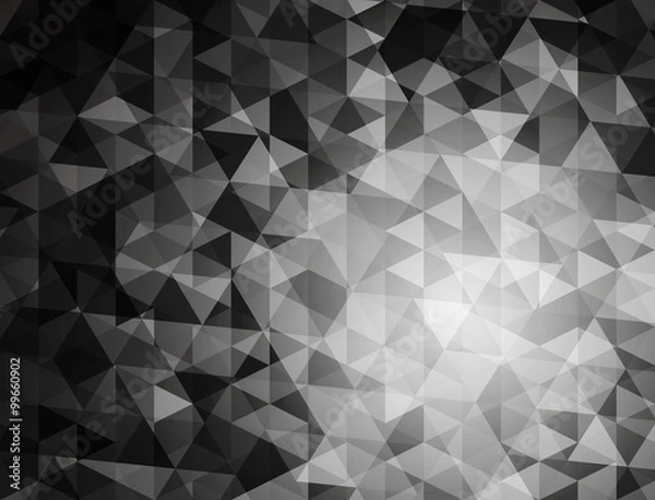Obraz Abstract  mosaic background. Triangle explosion. polygon vector eps 10