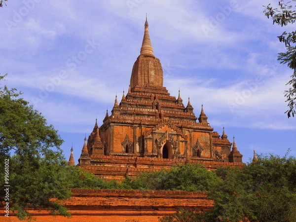 Fototapeta Sulemani temple, the most beautiful temple in Bagan