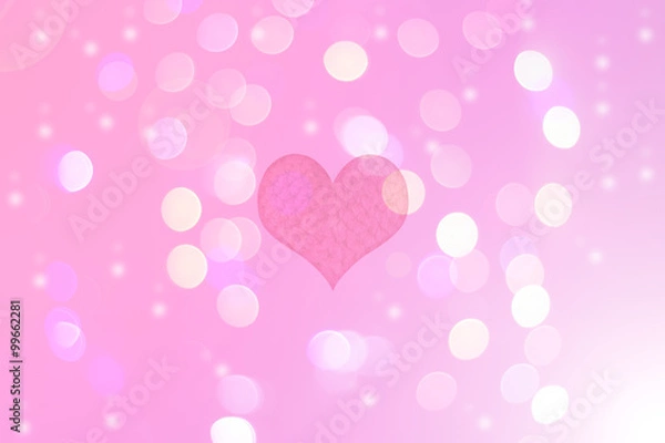Fototapeta Valentine 's Day  blurred bokeh  background. Valentine's Day Wal