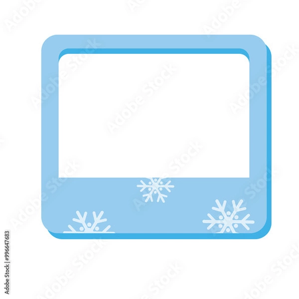 Obraz snow frame