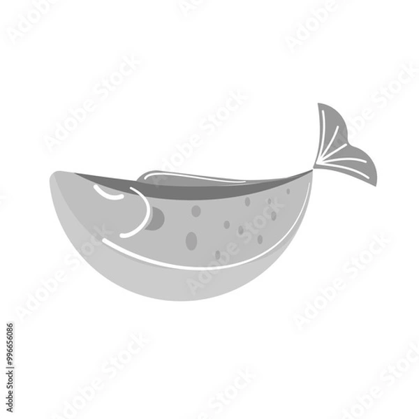 Obraz fish on a white background