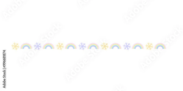 Obraz rainbow divider