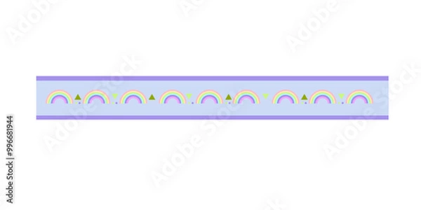 Fototapeta rainbow divider