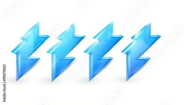 Fototapeta illustration of an background with bule arrows